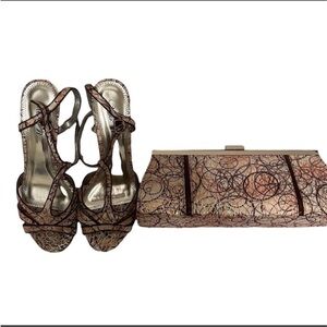 Wild Rose Matching shoes and clutch